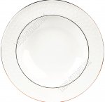 Тарелка круглая глубокая d22см 500мл б/уп (6)