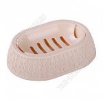 Мыльница овал,с поддон L14х10 h3,5см 