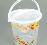 Ведро 14л с крыш.прозрач