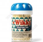 Зубочистки (бамбук) 200шт ,Wikky (240).