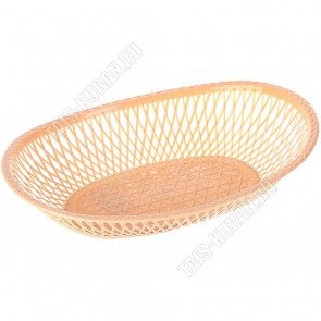 Сухарница овал сливочн, малая (20х14 h4см) (50)