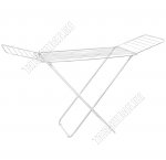 Сушилка д/белья, раб.поверх 18м белый 