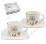 Одуванчики Чай- 4пр 280мл (блюдце квадрат) (16)