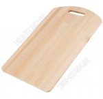 Берёза Доска разделочная, прямоугольная 20х32см,толщина 0,8см,вырубленная ручка (40) 