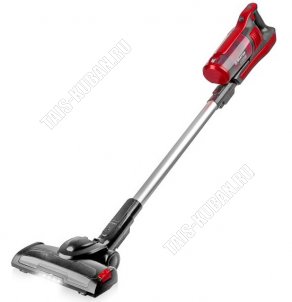 Пылесос вертикальный (аккумулят) Li-lon 2200мА/ч, 120Вт,2ск,пылесбор.0,6л (контейнер),красн/черн 