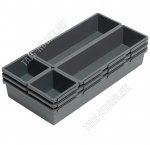 Лоток-вклад сборн.14 секц, графит, 