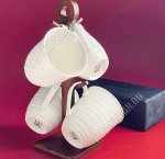 Tropical Кружка набор 4шт 380мл на бамб.подставке