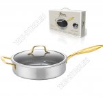 Allegro (нерж с а/п) Сотейник d28см,прям борт h7см (6)