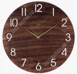 Часы (дерево) круг.d35см 