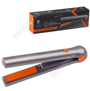 Выпрямитель д/волос (беспроводн) керамич. 23В, графит/оранж (12) 