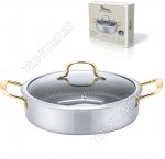 Allegro (нерж с а/п) Жаровня d24см,прям борт h6см (6)