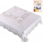Скатерть ажурная, прям.(150х230см) белый 