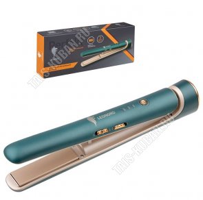 Выпрямитель д/волос (беспроводн) керамич. 23Вт, изумруд/беж (12) 