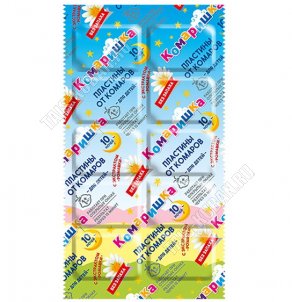 Дети Пластины для фумигатора 10шт 