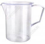 Кружка мерн.0,5л ,(d10 h12см) прозр (24) 