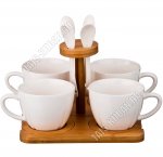 Чай /Бамбук- 8пр Lefard 200мл +фарф.ложки 