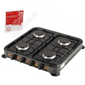 Плита газ. 4конф, плавн.рег.t, 54х51х8см,