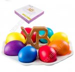 Айсберг /Бамбук Блюдо для фаршированных яиц 8шт d21см