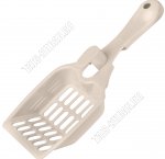 Совок д/туалета серый (8х11 h3см,Lруч.13см) (26)