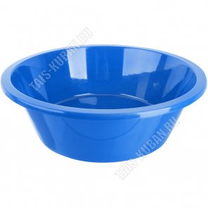 Таз кругл.  8,0л (d35 h10см) синий (10) 