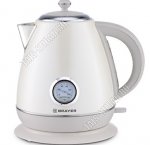 Чайник нерж. 1,7л 2200Вт диск,бел/серый (6)