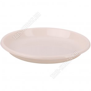 Тарелка плоск. (d18,5 h2,5см) бежевый (30) 