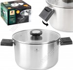 Ascent Кастрюля 3,4л d20см,ф.цилиндр (6) сталь 304