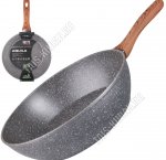 Aquila Сковорода d26 h7см,сер/бел.