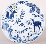 Deep forest/Голубой лес Тарелка плоская d20,5см (6/36)