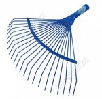 Грабли веерные б/ч проволоч. 22зуб, шир.40см. дл.зуб.27см,порош.окр.(20)