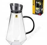 Кувшин 1,6л с нержавеющей крышкой-фильтром,жаропрочный (12)