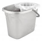 Ведро МОП  8л серый,прямоуг (32х20 h23см) (16)