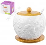 Птички на ветке /Бамбук Сахарница 620мл