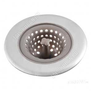 Ситечко д/раковины d11см, нерж+силикон