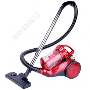 Пылесос 2600Вт. мощн.всас.450Вт,пылесбор.2,5л.(контейнер),красный 