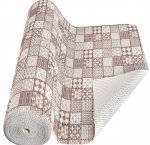 Коврик рулон, ширина 65см,коричневый