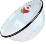 Миска круглая пудрово-голубая 1,0л d20см