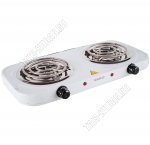 Плита эл. 2конф.ТЭН 1000+1000Вт., d145/145мм, 4реж. t, белый (4) 