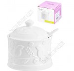 Птички на ветке Сахарница с крышк 270мл d9 h10см