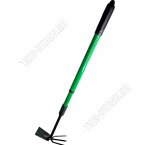 Мотыжка комбинир, телеск.ручка L68-96см, 3-х зуб.рыхлитель +тяпка (24)