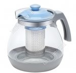 Чайник заварочный (стекло+пластик) 1,6л