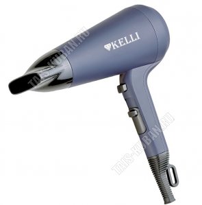 Фен 2400Вт 3tреж,2ск,хол.возд,концентр, пет.д/подв, защит.перегрева, синий (12)