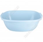Таз овал с ручк 25 (58х40 h21см) голуб (10)