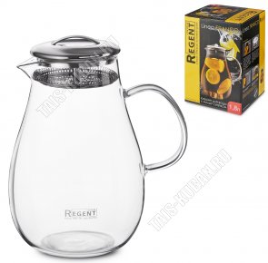 Кувшин 1,8л с нержавеющим фильтром-ситечком,жаропрочный (6) 