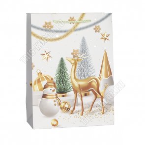 Пакет бумажный (h24х18см, дно8,5см) 