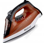 Утюг керам. подошв. 2600Вт пар 140г/вода 320мл,верт.отпарив,самоочист, защит.от перегрев, ручк.с силикон.покр,коричн. (10) 