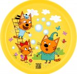 Тарелка (пластик) плоская, детск d18см 