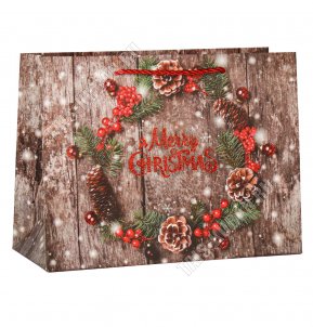 Пакет бумажный (h18х24см, дно8,5см) 