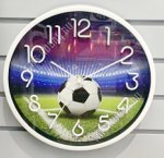 Часы (пластик) круг.d30см 