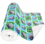 Коврик рулон, ширина 65см,синий